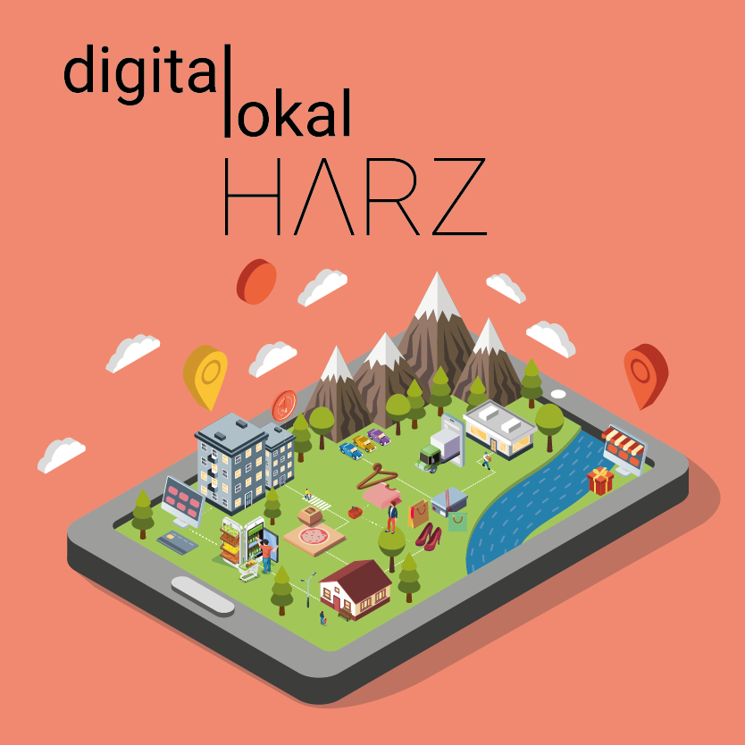 Flyer Digital lokal Harz